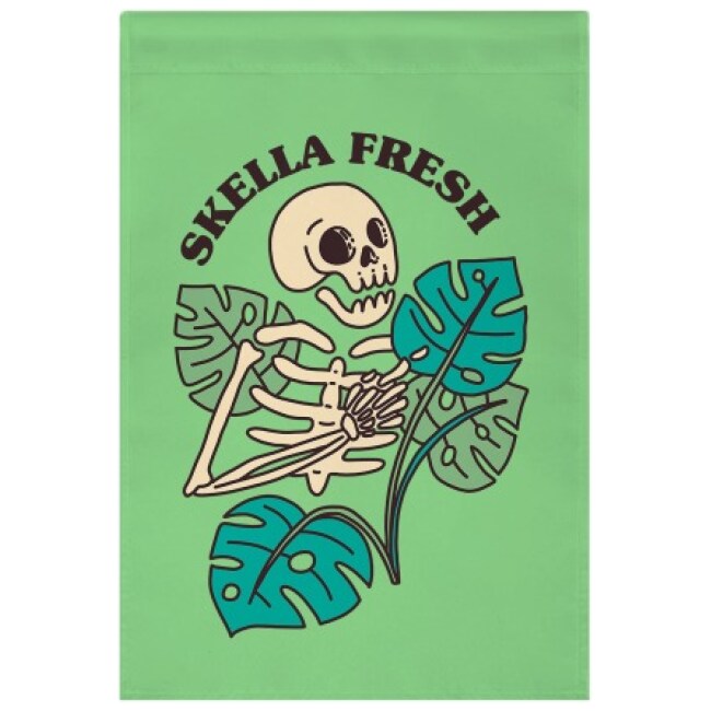 SKELLA FRESH PLANTS GARDEN FLAG