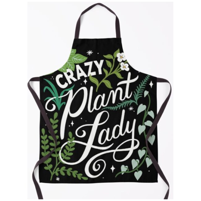 Crazy Plant Lady Apron