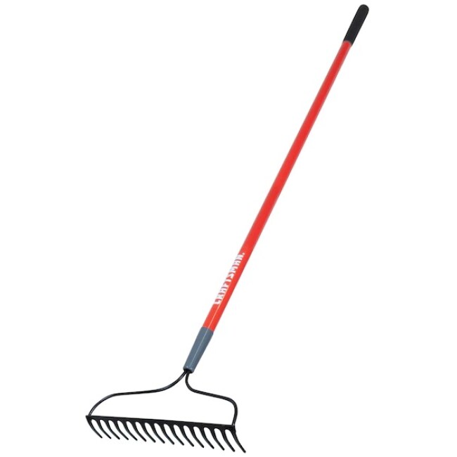 CRAFTSMAN 57.25-in L Fiberglass-Handle Welded Steel Garden Rake