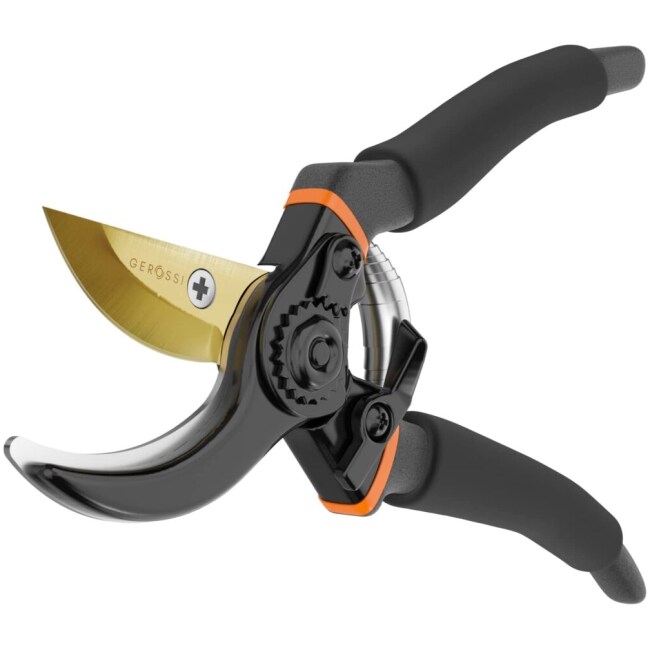 Premium Bypass Pruning Shears for your Garden - Heavy-Duty, Ultra Sharp Pruners Made with Japanese Grade Stainless Steel - Perfectly Cutting Through Anything in Your Yard - Includes Lifetime Warranty