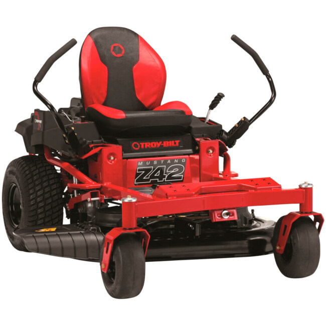 Troy-Bilt Riding Lawn Mower Mustang Z42 Zero-Turn — 724cc Kohler OHV Engine, 42in. Deck, Model# 17BAFACS066