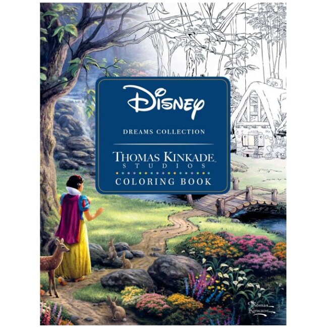 Disney Dreams Collection Thomas Kinkade Studios Coloring Book (Paperback)