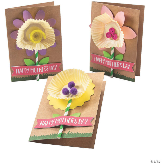 Mother’s Day Flower Card Craft Kit - Makes 12